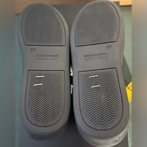 New Mario Valentino SELA Royal Blue Sparkle Black Sneakers Shoes 37 EU 7 USA - Picture 14 of 14